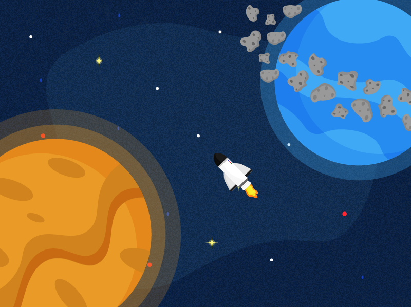 Space Travel space travel illustration space