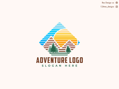 Adventure logo solid version graphic design illustration logo logotype