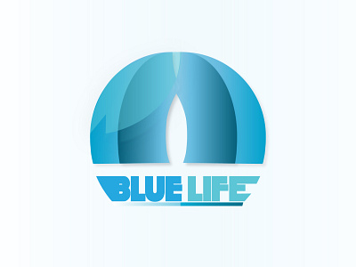 Blue Life logo design blue branding design graphic design icon illustration life logo logodesign logotype typography ui ux vector