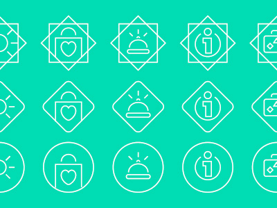 Some Icons clear consistent icon icons linear pictograms style