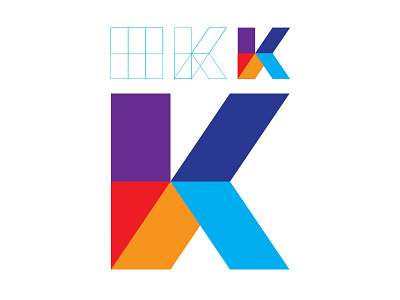 Peculiar K color identity isotype k logotype