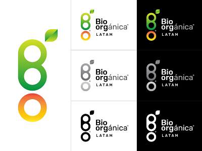Bio-orgánica LATAM alternative colors corporate identity identity logotype
