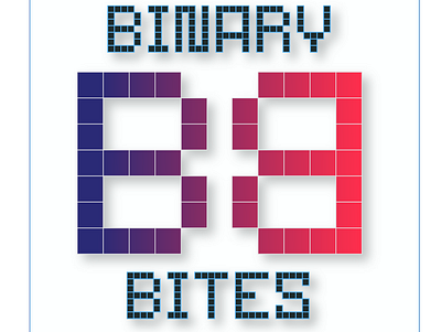 Binary Bites logo tech technology ui