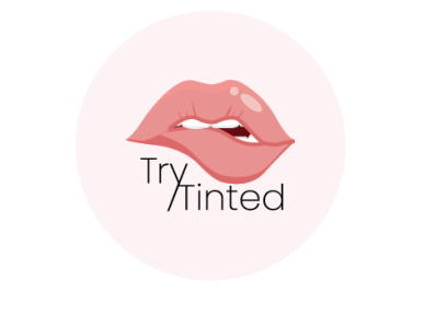 Try Tinted branding design graphic design lips logo