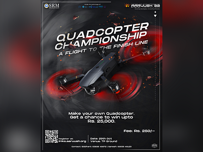Quadcopter Championship branding fest graphic design