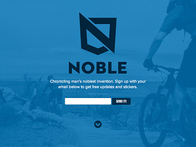 Noble MTB Site Design brand ecommerce web design