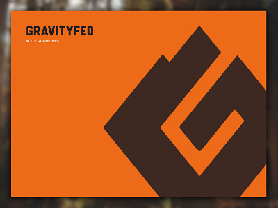 Gravity Fed Logo & Brand Identity art direction brand branding identity logo