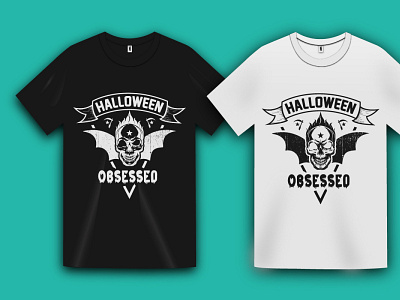 Halloween Obsessed T-shirt grunge