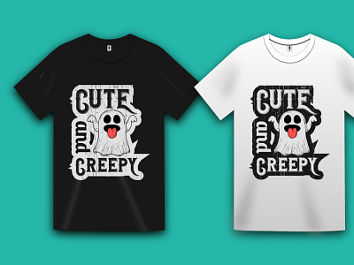 cute and creepy T-shirt grunge