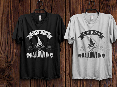 Happy Halloween T-shirt grunge