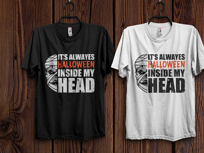 It's always Halloween inside my head t-shirt grunge