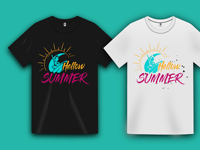 Hellow Summer t-shirt palm