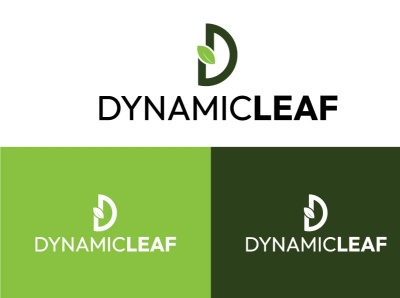 Dynamic Leaf logo, Leaf Logo, D letter logo