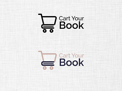 Cart Your Book Logo branding creative graphic design illustration logo ui ux v vector