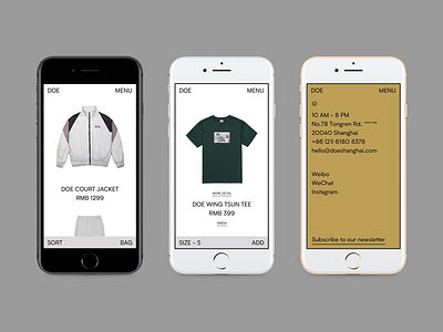 Concept Online Shop concept ecommerce experience iphone mobile shop shopping ui ux website