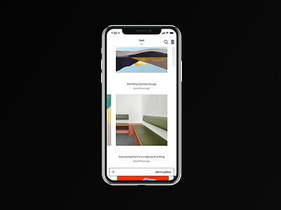 are.na iOS app redesign pitch app are.na contemporary design gallery ios iphone iphonex minimal ui ux