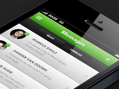 Messages hub app dj iphone messages