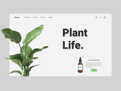 organic store web ui branding design site typography ui uiux ux webapp webdesign website webui