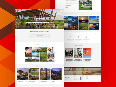 Luxury Villas - Landing page homepage landingpage oman javed onepage website