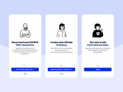 Coronavirus Tracking Onboarding app corona coronavirus covid covid19 illustration onboarding