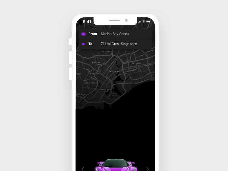 Luxury Taxi Hailing App