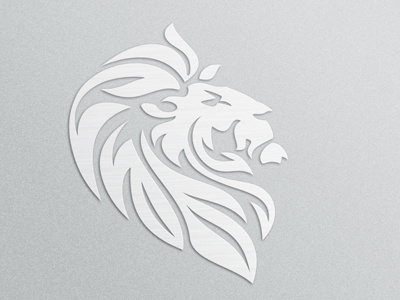 King Lion logo animal beast king lion logo power