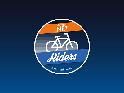 Sticker DotNet Riders