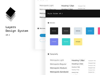 Layers Design System v0.1(Update) design layers layers design system mobile style vr website