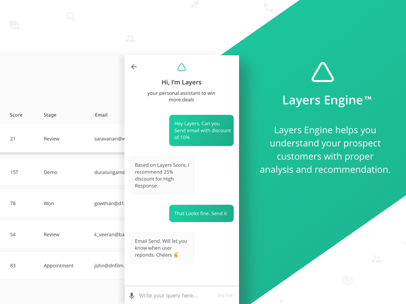 Layers CRM (AI Powered)-Contact Page