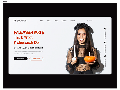 HALLOWEEN PARTY: This Is What Professionals Do! adobe xd design figma shop shopping store style uiux web design