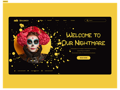 Welcome to Our Nightmare adobe xd design figma shop shopping store style uiux web design