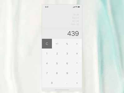 Calculator dailyui design mobile ui ux