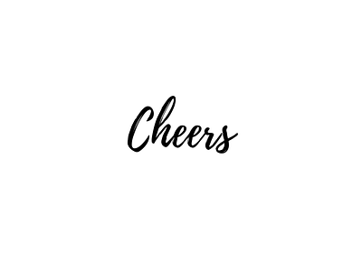 Cheers cheers effect text