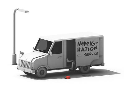 Immigration Services 3d c4d cinema4d donald illustration immigration
