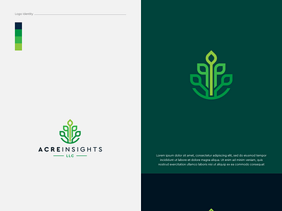 Acreinsights logo design