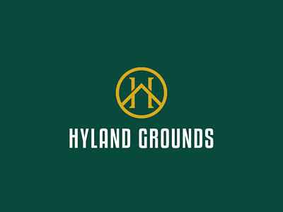 Hyland Grounds Logo branding design graphic design logo logo design logo designer vector