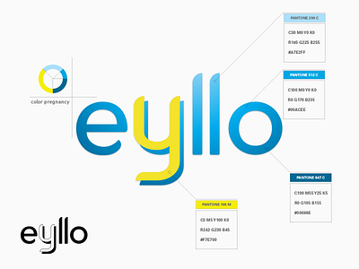 Eyllo logo brand logo visual id