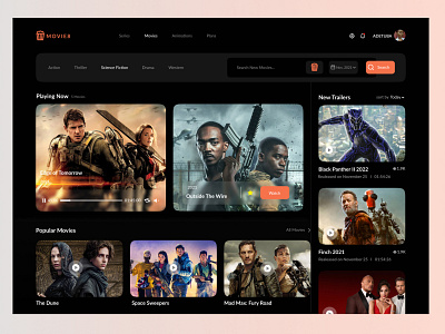 Movie8 animation app design product design ui ux