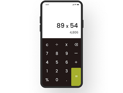 Calculator App app design ui ux