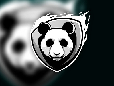 PANDA branding design esport icon illustration logo vector