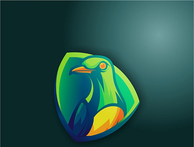 COLORFUL BIRD branding design esport icon illustration logo vector