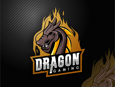 Dragon Gaming branding design esport graphic design icon illustration logo tshirt vector