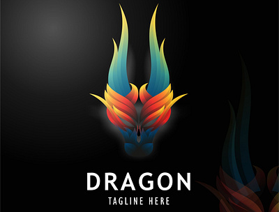 DRAGON branding design dragon esport graphic design icon illustration logo vector