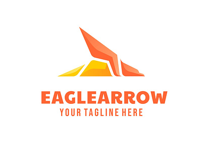 EAGLE AND ARROW LOGO ILLUSTRATION