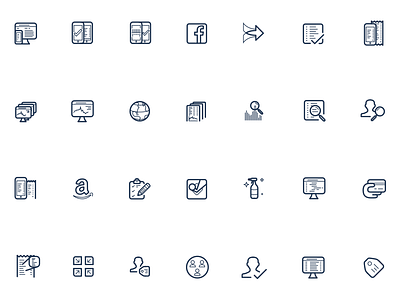 Office Poster Iconography corp glyph icon icon set iconography illustration illustrations line work poster