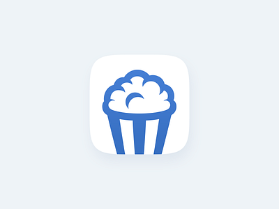 Cinemarun App Icon app icon cinema film icon illustration ios mobile mobile app movies popcorn
