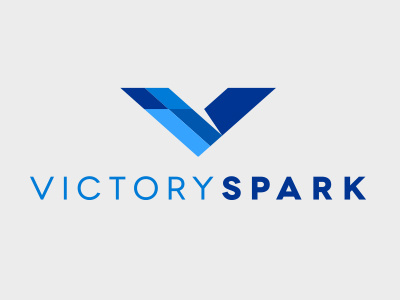 Victory Spark Logomark identity logo logomark mark military milwaukee veterans victory spark wisconsin