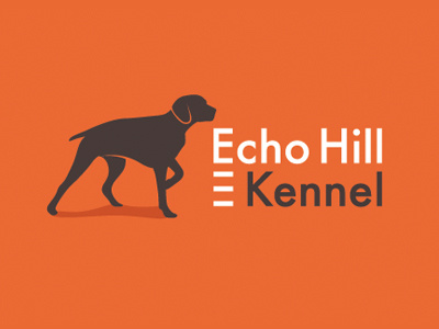 Echo Hill Kennel Identity corporate identity dog logo identity logo logo design logo mark