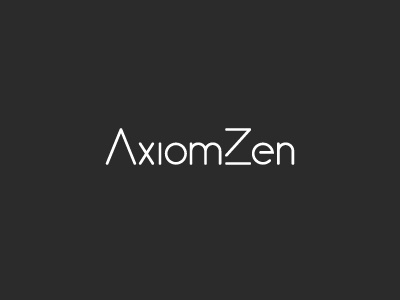 AxiomZen Identity brand identity identity logo logo mark type typography word mark