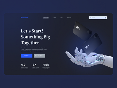 Bankrate-Banking Finance Landing Page